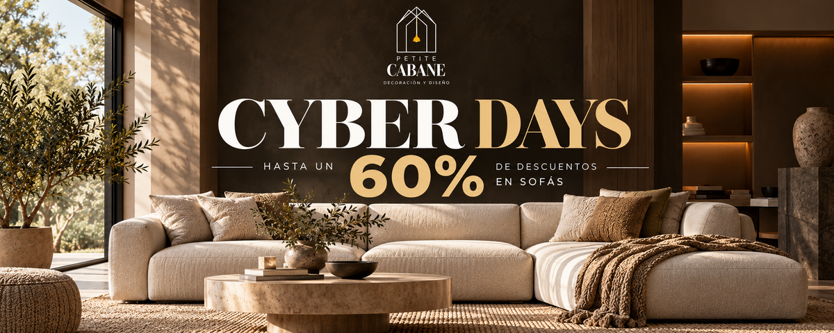 Cyber Days Petite Cabane — hasta un 60% de descuento en sofás
