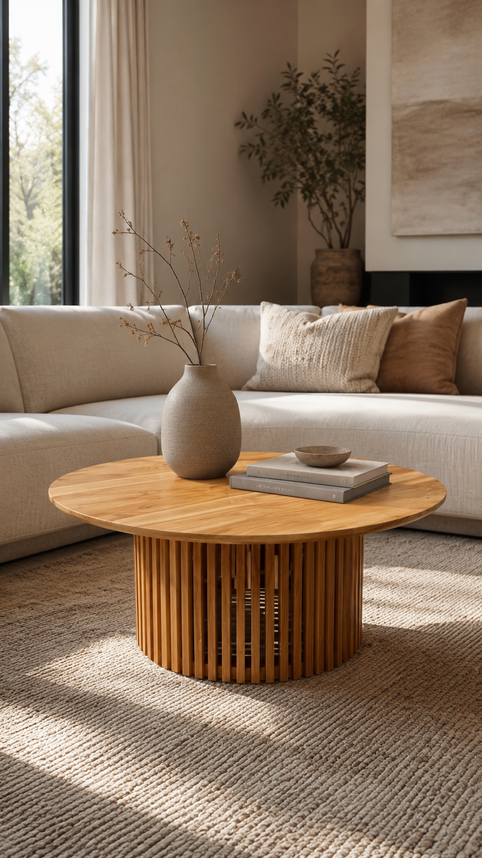 Mesa de centro de madera