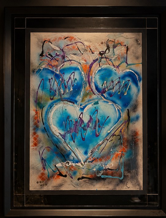 Cuadro Abstracto Corazón